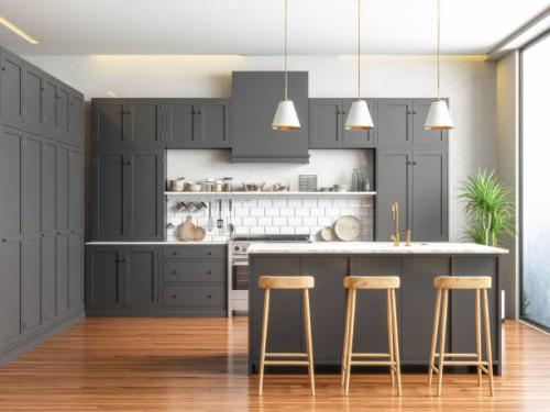 Kitchen in new luxury home